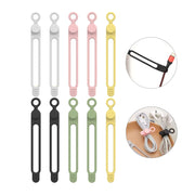 Reusable Silicone Cable Ties — Selected Color and Pack