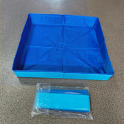 Dog Paddling Pool 50x50x10cm PVC Folding small pet bathtub Summer Cool Cleaning Basin for Puppy Cats Ducks Parrots Pet Supplies
