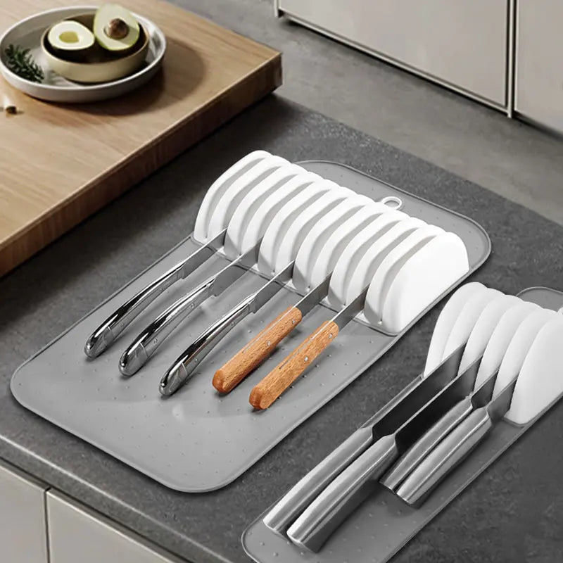 PP In-Drawer Knife Organizer — 5 or 11 Slots, 1 Piece