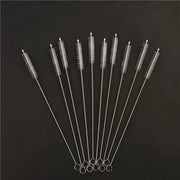 Nylon Straw-Cleaning Brushes with Steel Handles — Selected Pack or Set