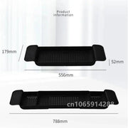 Extendable Plastic Bathtub Tray — 55.6–78.8 cm, Black or White