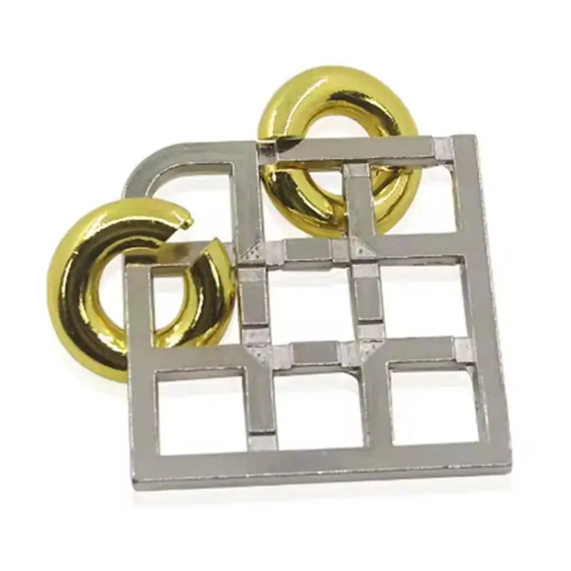 Disentanglement Cast Metal Puzzles TianZI Lock Brain Teasers for Adults Teens Kids IQ Test Toys Educational Gifts