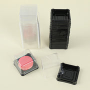 50Pcs Mini Dessert Cake Boxes Container Transparent Cupcake Pastry Baking Packaging Boxes Wedding Party Supplies Christmas Gift