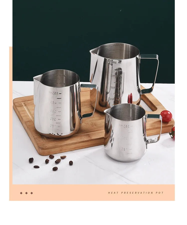 Stainless Steel Milk Frothing Pitcher