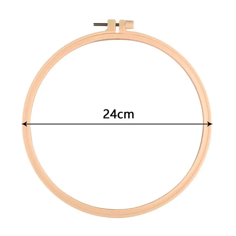 Plastic Embroidery Hoop — 7.3–27 cm, 1 Piece