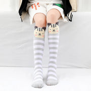 Spring Autumn Girls Cotton Ankle Short Lovely Stockings Cartoon Unicorn Kids Child Knee High Socks Infant Baby Over Knee Socks