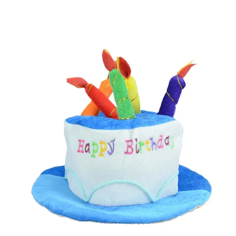 Birthday Cake Candle Party Hat — Selected Style
