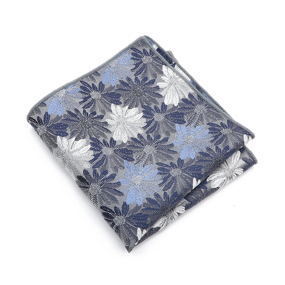 Novelty Design Men's Handkerchief Dot Floral Animal Pattern Pocket Square Party Dinner Hanky Chest Towel Suit Accessories Gift