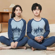 Teens Pajamas Long Sleeves 100% Cotton Pyjamas Big Kids Clothes Sets Children Boys Sleepwear Pajamas For Girls 10 12 14 16 Years