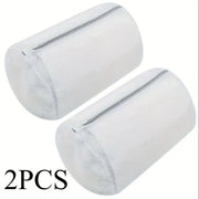 White Zippered Mesh Shoe-Washing Bags — Selected 1- or 2-Piece Pack