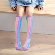 Spring Autumn Girls Cotton Ankle Short Lovely Stockings Cartoon Unicorn Kids Child Knee High Socks Infant Baby Over Knee Socks