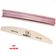 Abrasive Nail File Set — 5 Pieces, Selected Shape and Grit