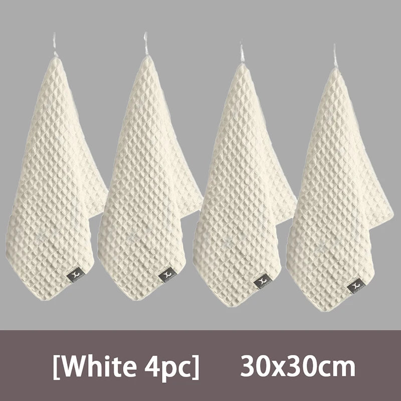 Microfiber Coffee-Bar Cleaning Towels — 30 × 30 cm, Selected Pack