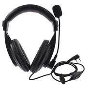 Professional Noise Cancelling Overhead Headphones With Microphone for 2Pin Baofeng Gaming Wired Headsets Earphones