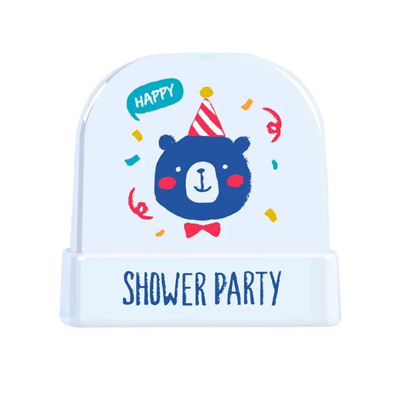 Customized Name Stamp Paints Personal Student Child Baby Engraved Waterproof Non-fading Kindergarten Cartoon Clothing Name Seal