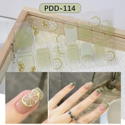 Semi-Cured Gel Nail Polish Strips, 14-Pc