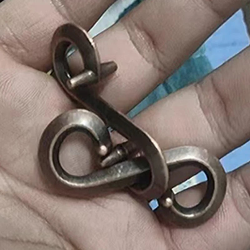 Magic IQ S Lock Metal Puzzles Brain Teasers Disentanglement Problem Solving Toys Educational Gifts For Kids and Adults
