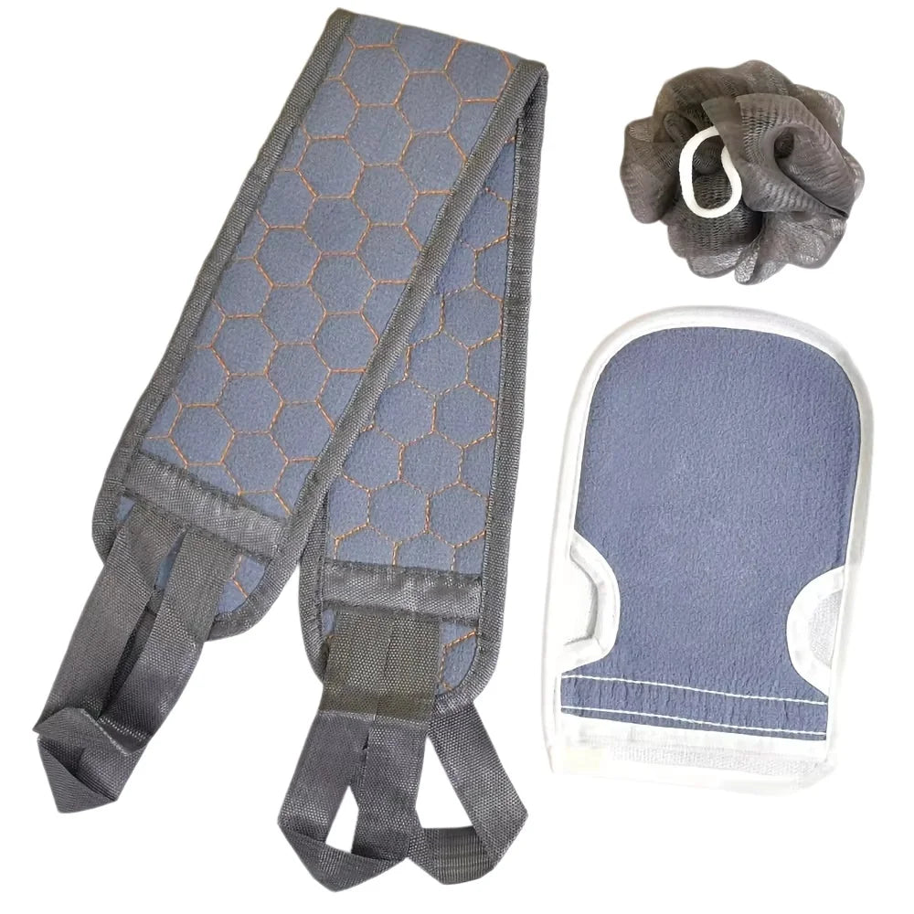3-Piece Exfoliating Body Scrubber Set