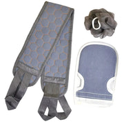 3-Piece Exfoliating Body Scrubber Set