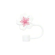 Flower Silicone Straw Covers — 10 mm Fit, Selected Color and Pack
