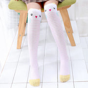 Spring Autumn Girls Cotton Ankle Short Lovely Stockings Cartoon Unicorn Kids Child Knee High Socks Infant Baby Over Knee Socks