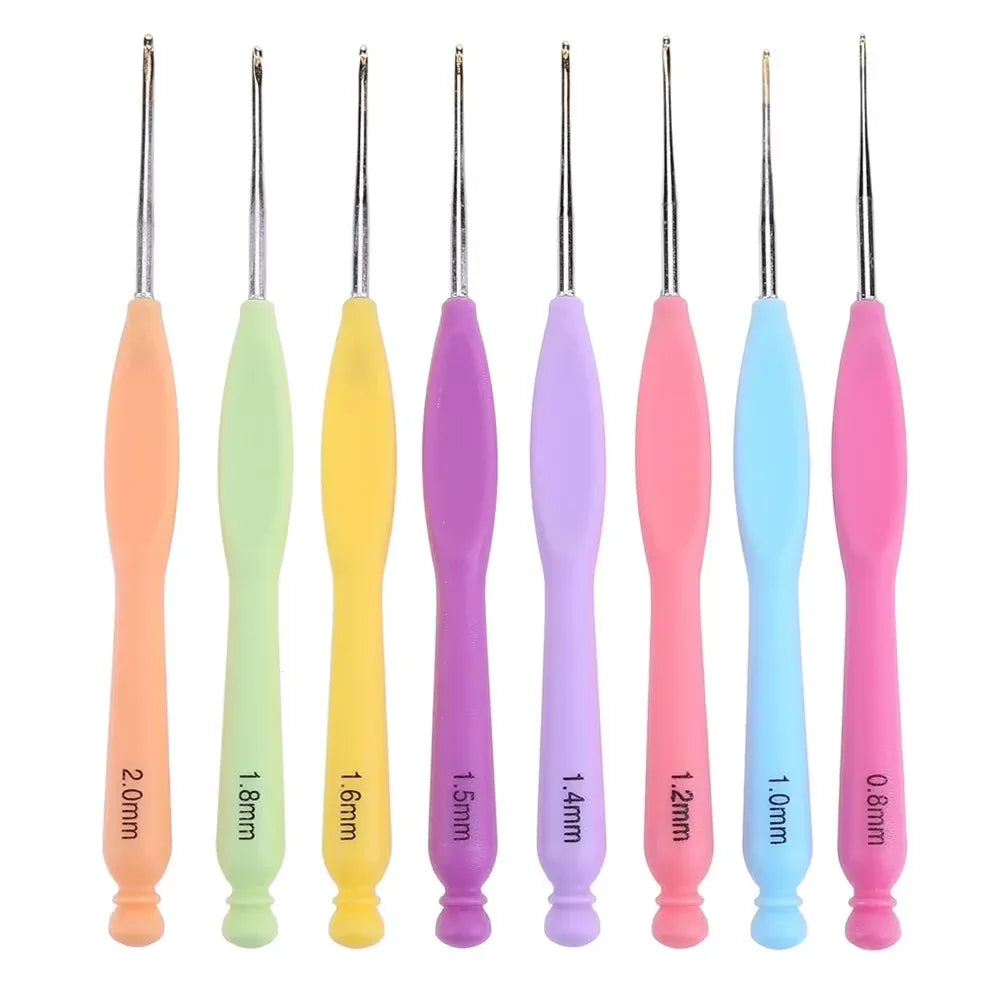 Aluminum Crochet Hook Set with TPR Handles — Selected Set