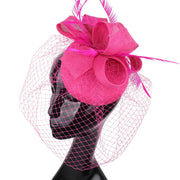 Women's Fascinator Hat Imitation Sinamay Feather Tea Party Pillbox Flower Derby Millinery Church Cocktail Headwear New Design