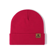 Unisex Knit Cuffed Winter Beanie — 54–60 cm