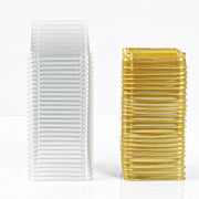 50Pcs Mini Dessert Cake Boxes Container Transparent Cupcake Pastry Baking Packaging Boxes Wedding Party Supplies Christmas Gift