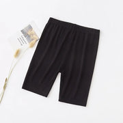 Summer Thin Children Clothing Candy Solid Color Modal Girls Leggings Knne Length Five Casual  Pants for Kids Clothes 2-12 Years