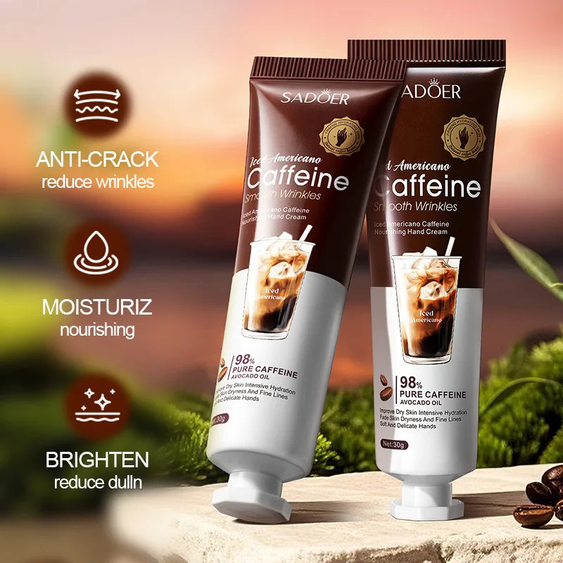 Iced Americano Coffee Hand Cream Set Deeply Moisturizes and Protects Hands in Autumn and Winter