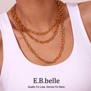 E.B.belle Gold Plated Chain Jewelry