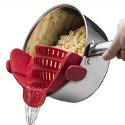 Flexible Clip-On Pot Strainer — 23 × 12.5 × 6.7 cm, 1 Piece