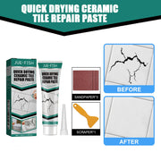 Quick Drying Ceramic Tile Repair Paste Waterproof Crack Filler Adhesive For Bathroom Kitchen Porcelain Marble Bathtub Toilet Kit
