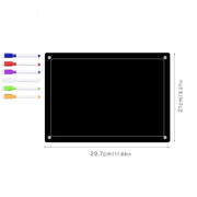 Magnetic Acrylic Refrigerator Planner