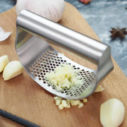 Stainless Steel Garlic Rocker Press