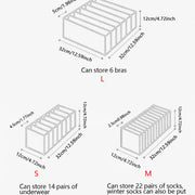 Foldable Mesh Clothing Drawer Organizer — 1 Piece, S / M / L