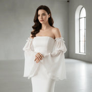 Detachable Chiffon Flare Sleeves