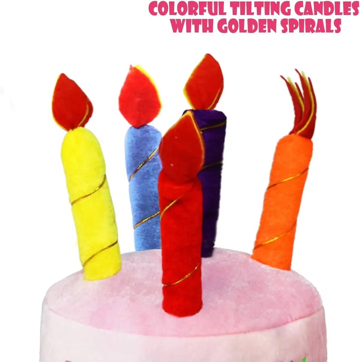 Birthday Cake Candle Party Hat — Selected Style
