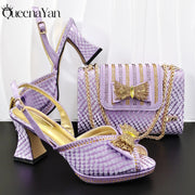 Rhinestone Ankle Strap Heels