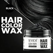 Silver White Temporary Hair Color Wax Pomade Disposable Hair Coloring Mud Natural Washable Hair Styling Clay for Men Girls Women