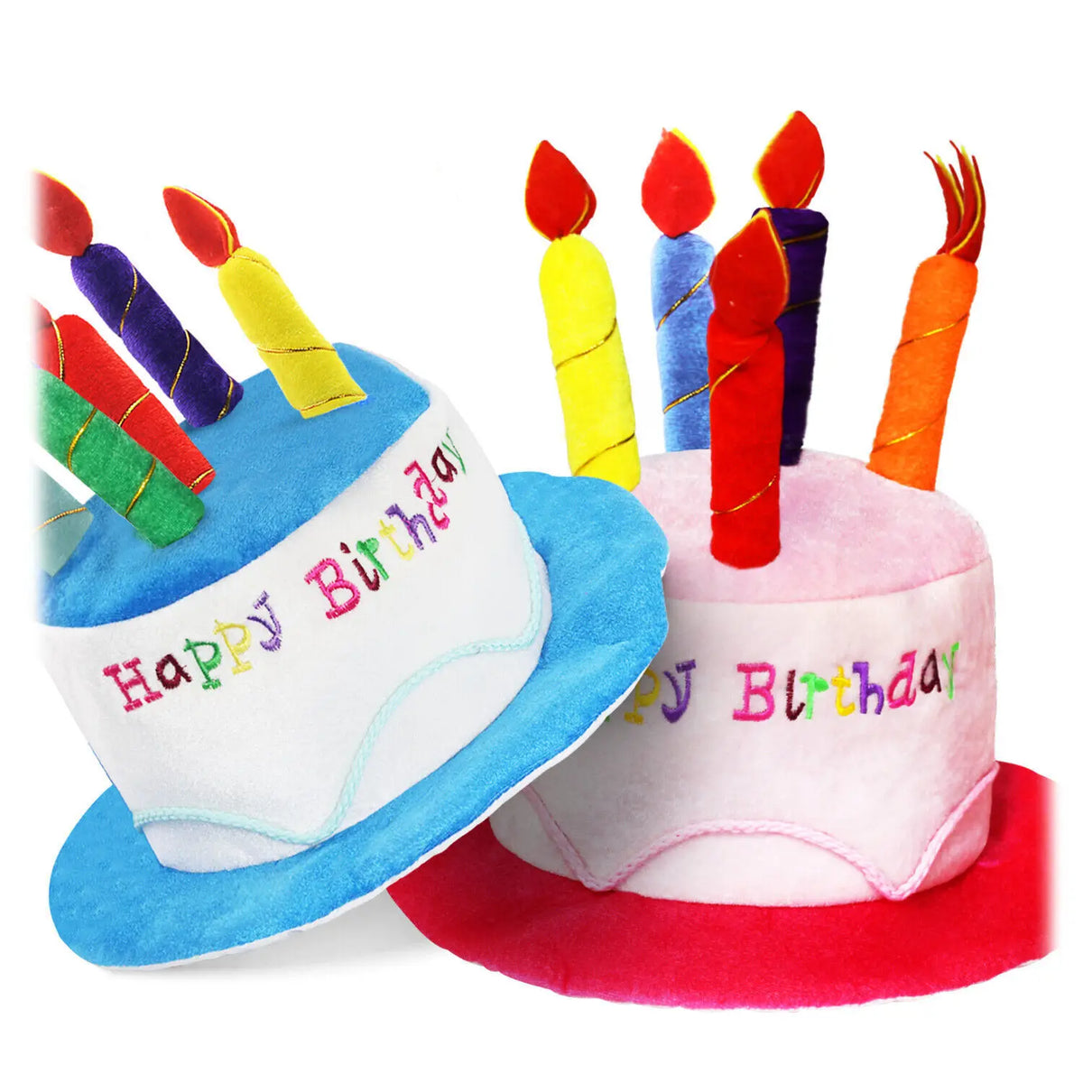 Birthday Cake Candle Party Hat — Selected Style