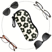 Neoprene Zipper Eyeglasses Pouch — Selected Print