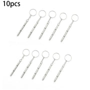 Viewring Stainless Steel Mini Keychain Screwdriver — Selected Pack