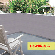 Green Fence Privacy Screen Windscreen Cover Fabric -Backyard Privacy Fence, Balcony Deck Privacy Screen with Bindings & Grommets