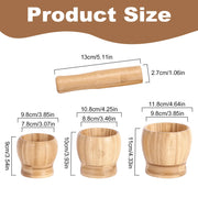 Leeseph Bamboo Mortar and Pestle Set