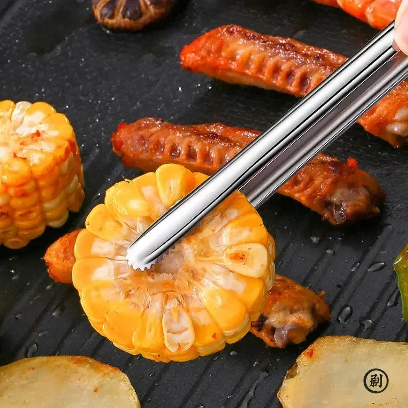 Stainless Steel Kitchen Serving Tongs — 1 Piece, Selected Style