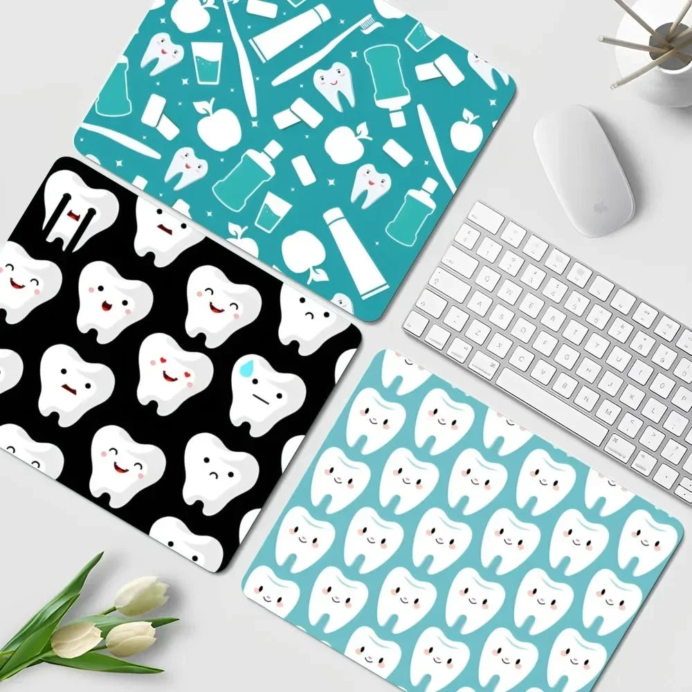 Dentist Dental DIY Desktop, Cute Mouse Pad, Extended Game Accessories, Writing Pad Writing Table Pad Kawaii Desk Mat