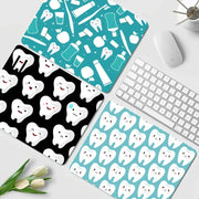 Dentist Dental DIY Desktop, Cute Mouse Pad, Extended Game Accessories, Writing Pad Writing Table Pad Kawaii Desk Mat