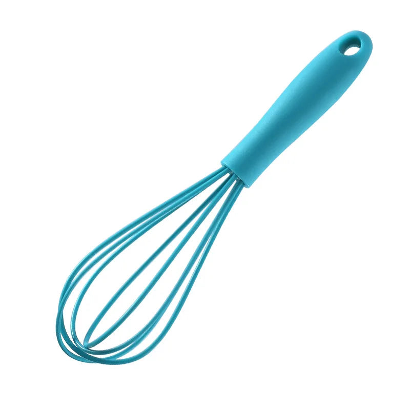 6-inch Mini Children's Silicone Egg Beater Household Manual Cream Egg Mixer Kitchen Baking Tool